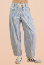 Load image into Gallery viewer, JULIO STRIPED BARREL PANTS
