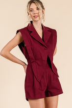 Load image into Gallery viewer, GAME CHANGER BLAZER STYLE ROMPER
