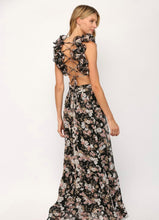 Load image into Gallery viewer, SANTA MONICA WIRED RUFFLE SHOULDER CUT OUT MAXI

